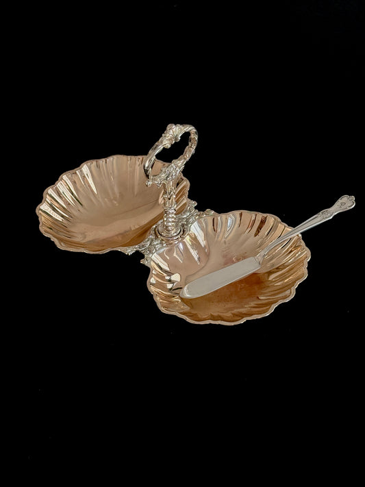 Double Shell Serving Dish