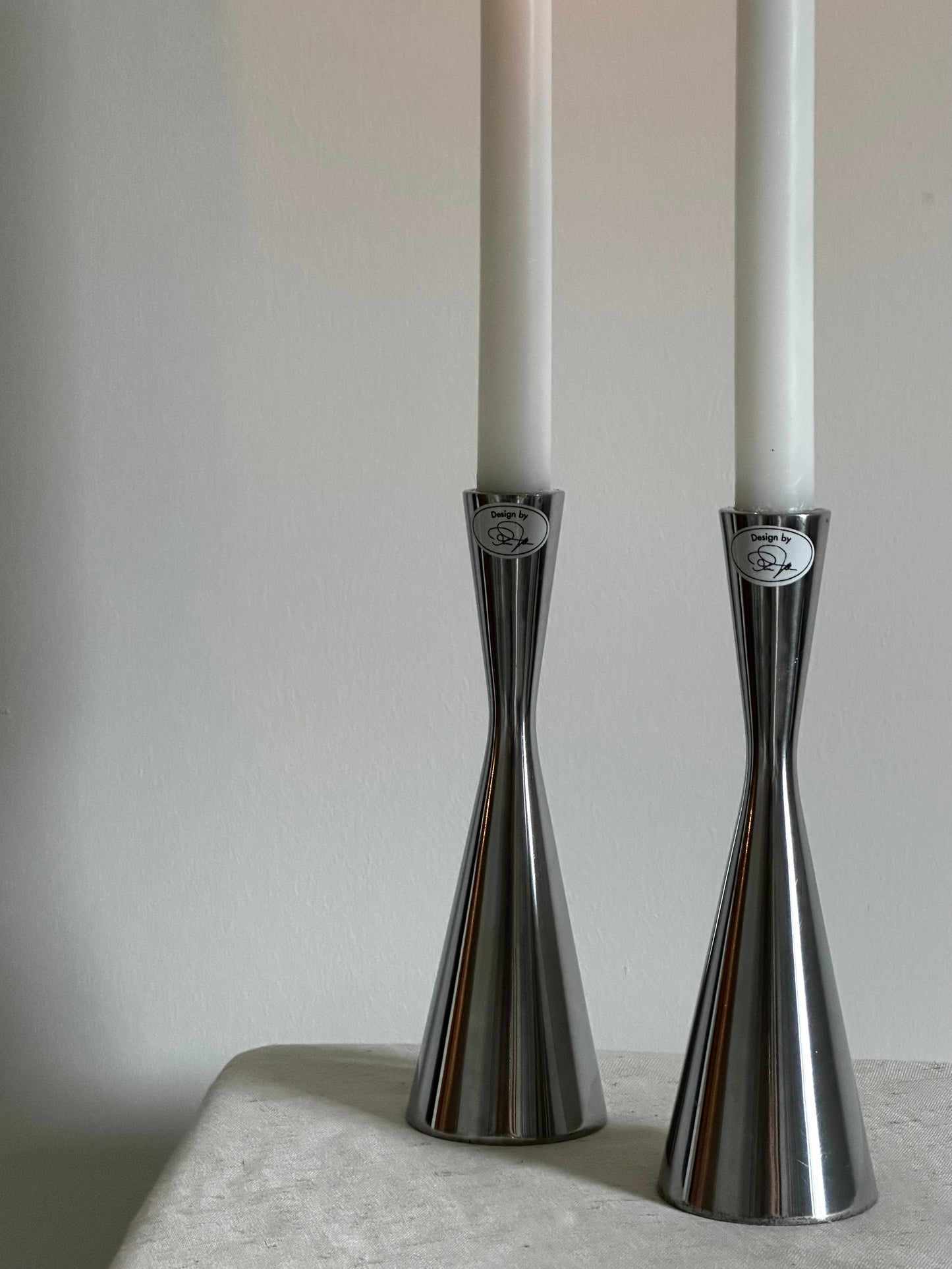 Vintage IKEA Steel Candle holders - By Erika Pekkari Gota