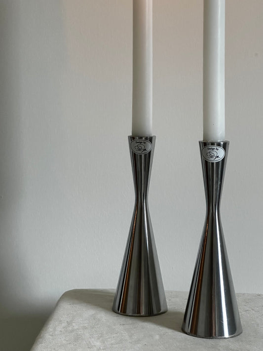 Vintage IKEA Steel Candle holders - By Erika Pekkari Gota