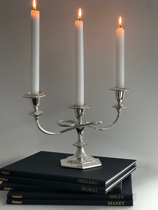 Silver Plated Candelabra