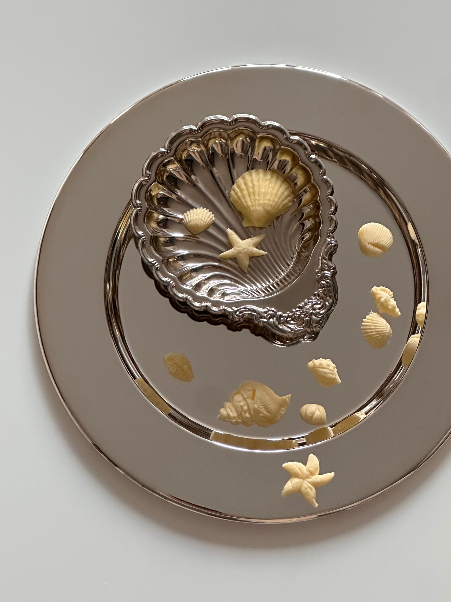 Chrome Shell Dish