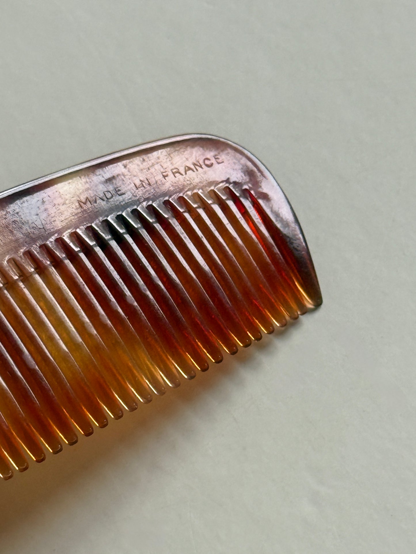 Embellished Vintage Comb 1950s - Made in France