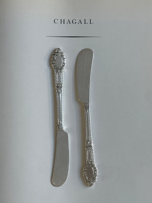 Silver Plate Spreader Knives (set of 6)