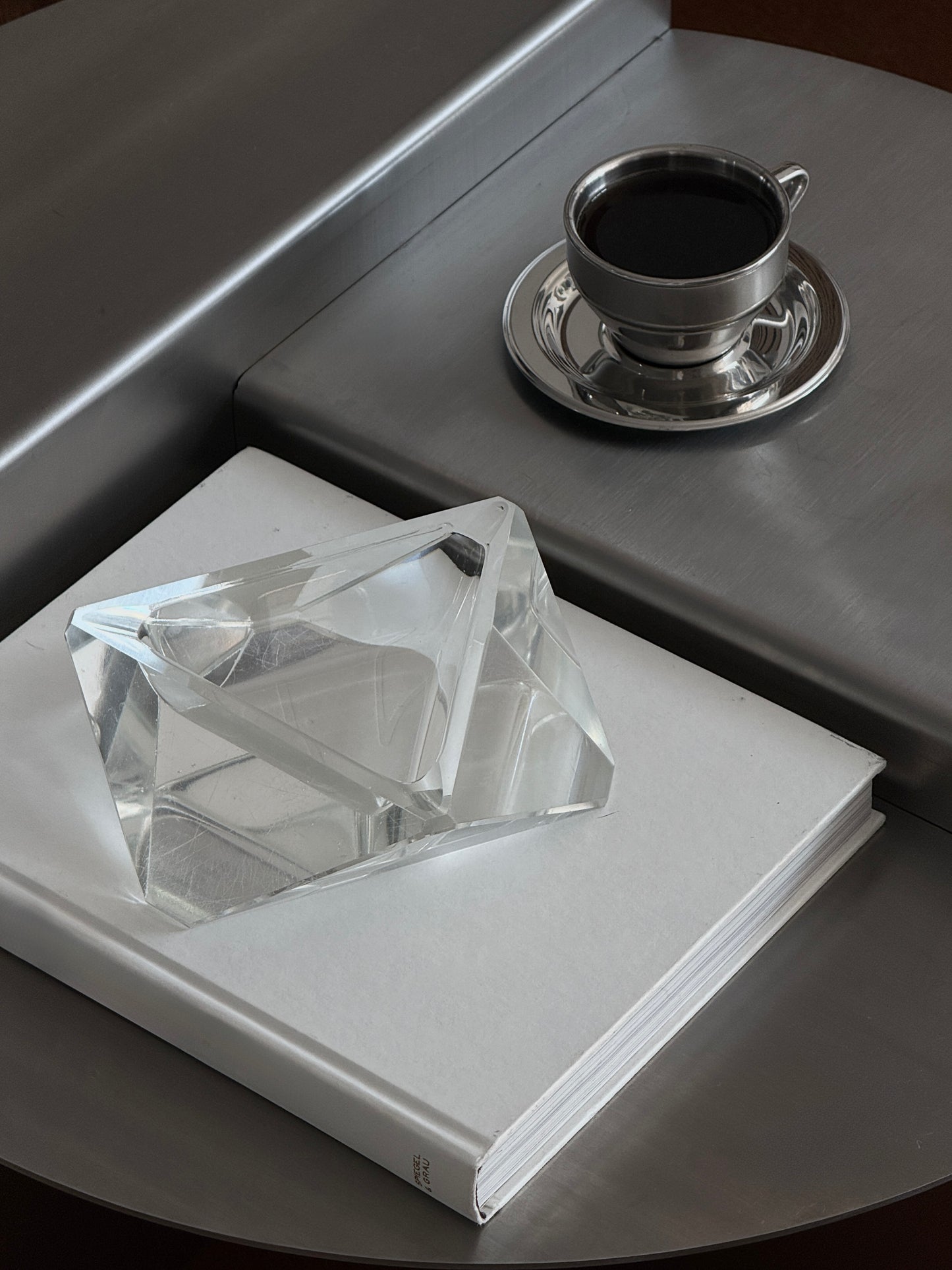 Geometric Crystal Ashtray 1960s