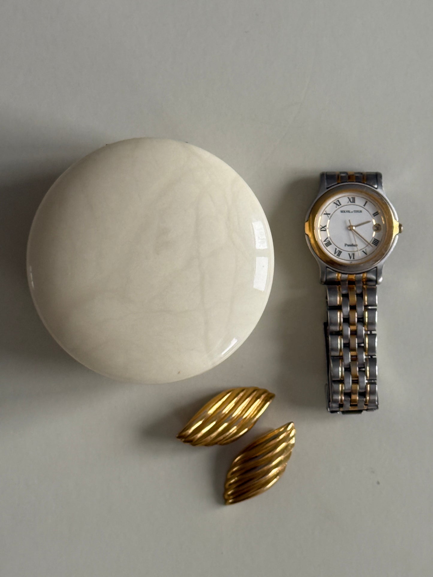 Vintage Italian Onyx Trinket Box