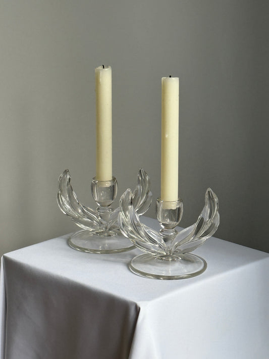 Pair of Art Deco Candle Holders