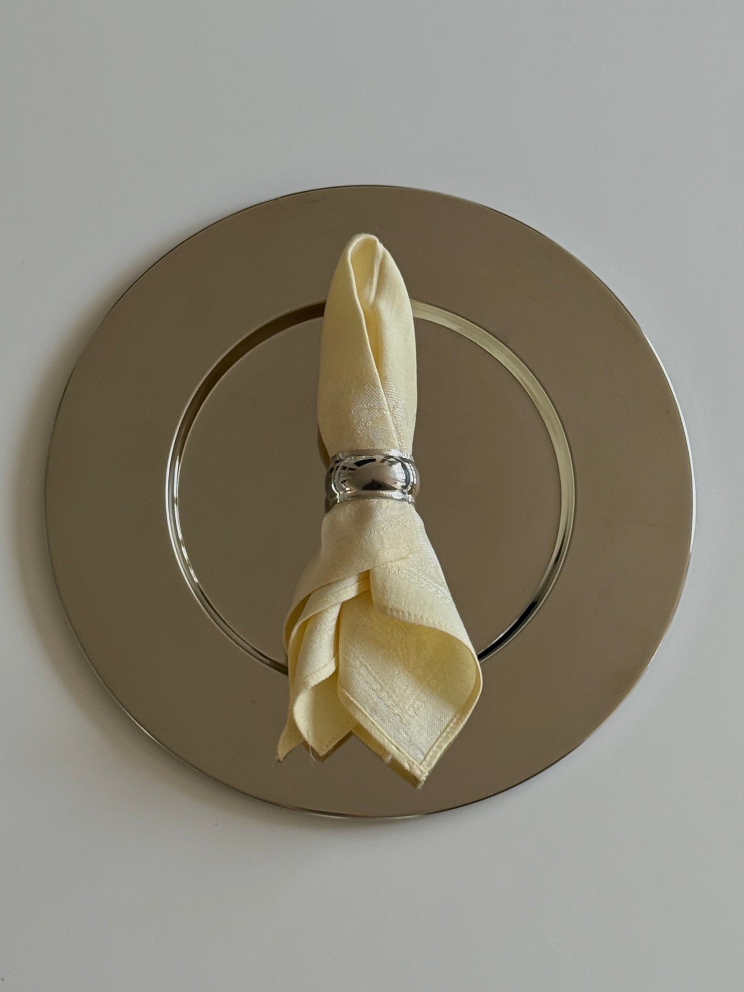 Silver Plate Napkin Rings (set of 6)