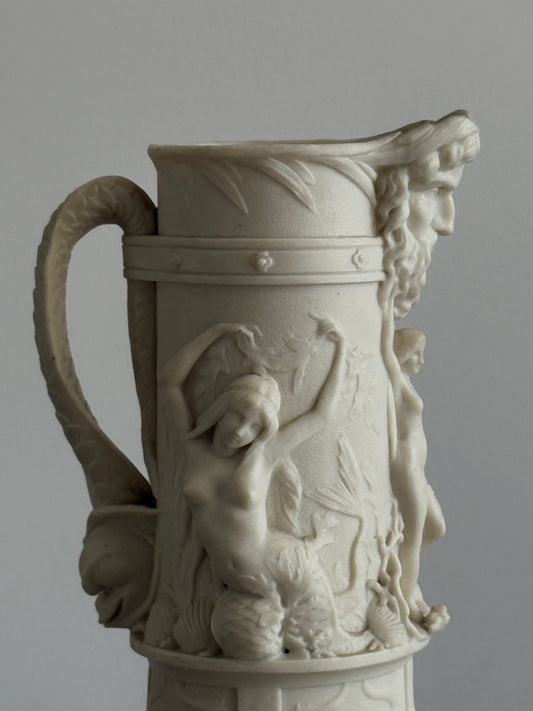 Relief-Molded Stoneware Jug 1953