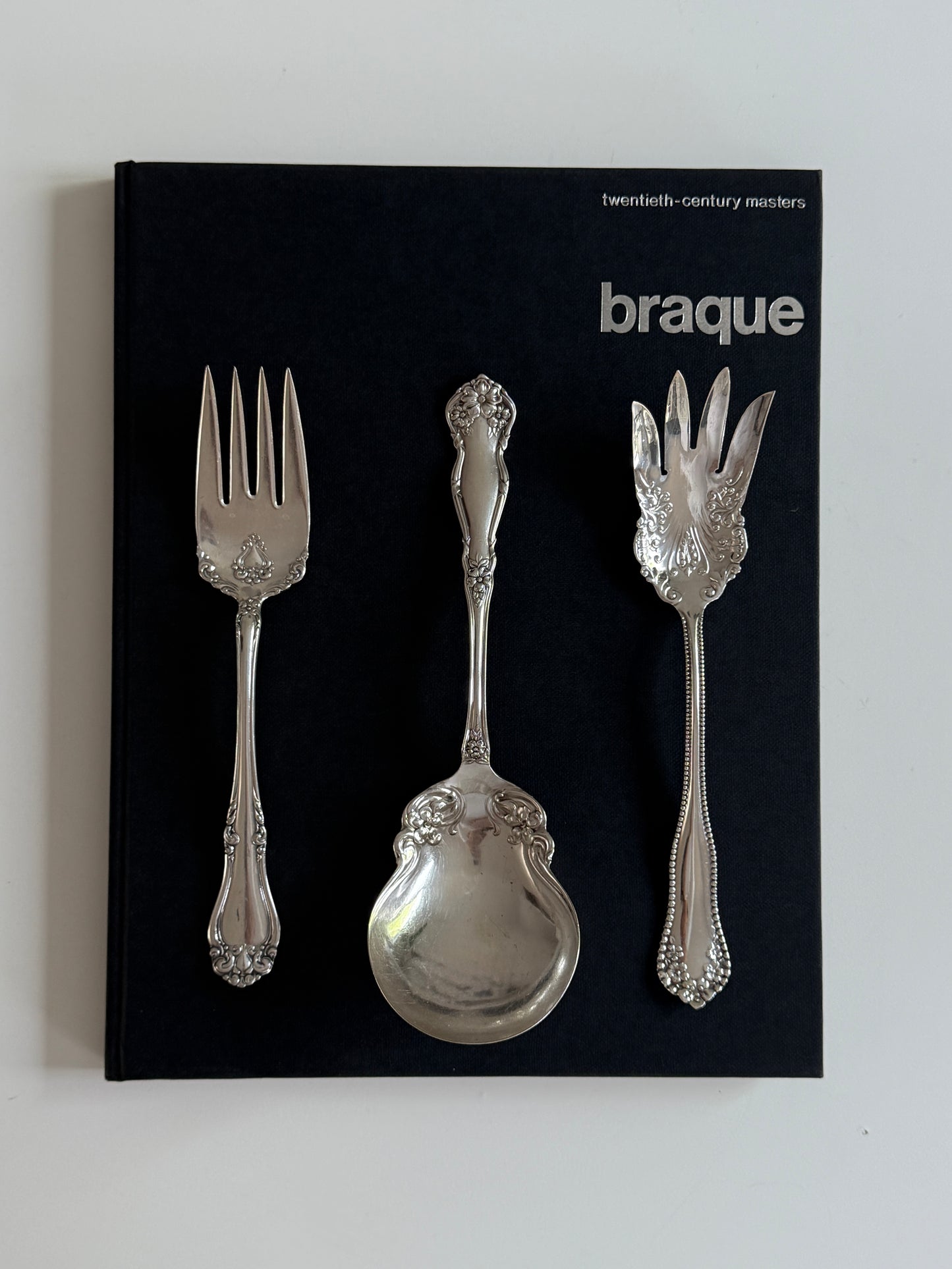 Ornate Silver Plated Serving Utensils (set of 3)