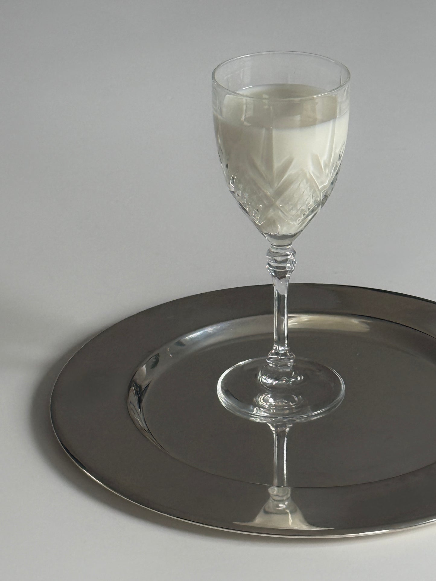 Crystal Wine Glasses by Cristal D'Arques Durand Fontenay (set of 4)