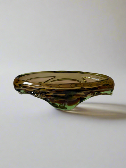 1960s Sommerso Art Glass Bowl