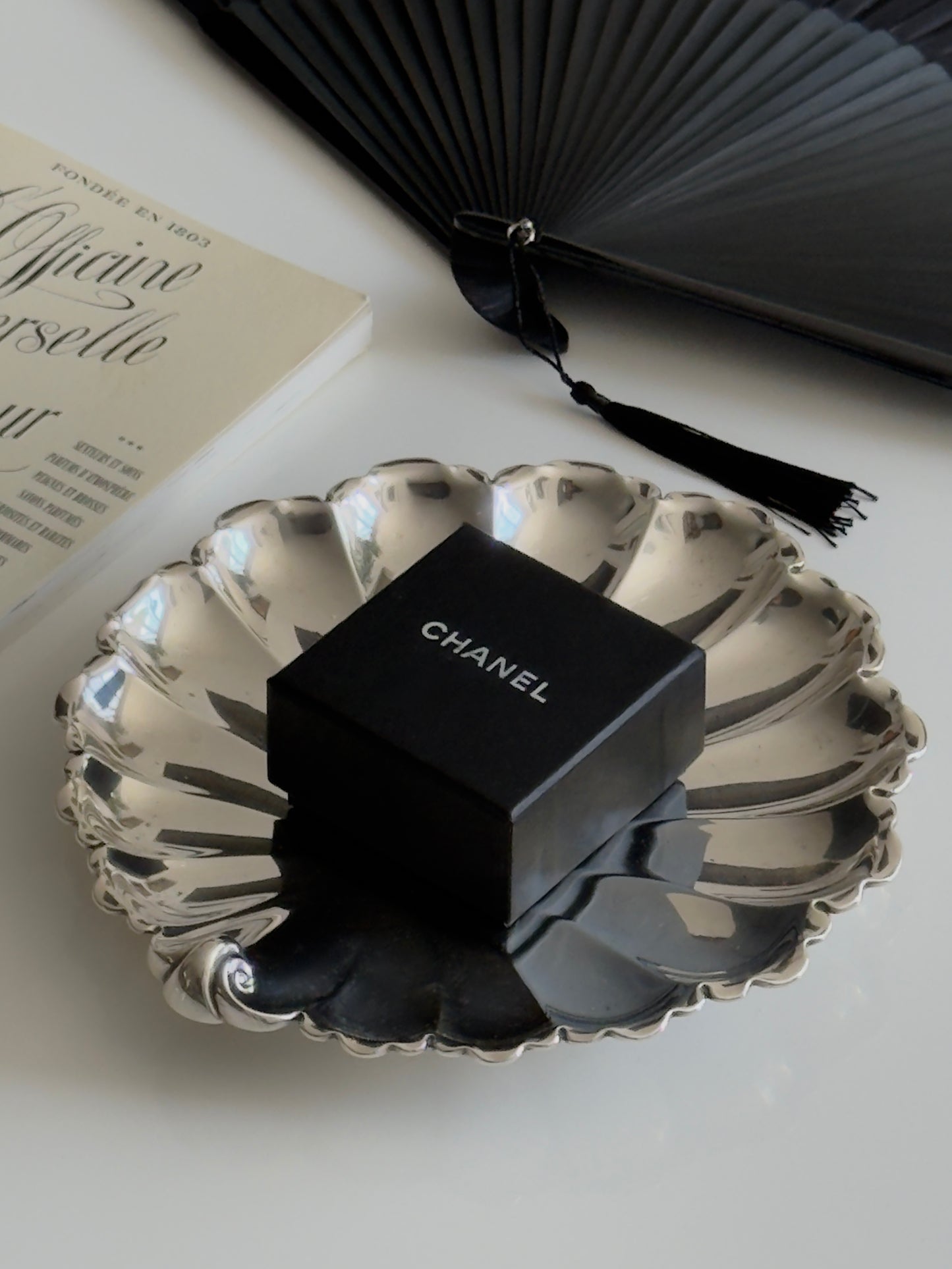 Silver Shell Shaped Dish - England