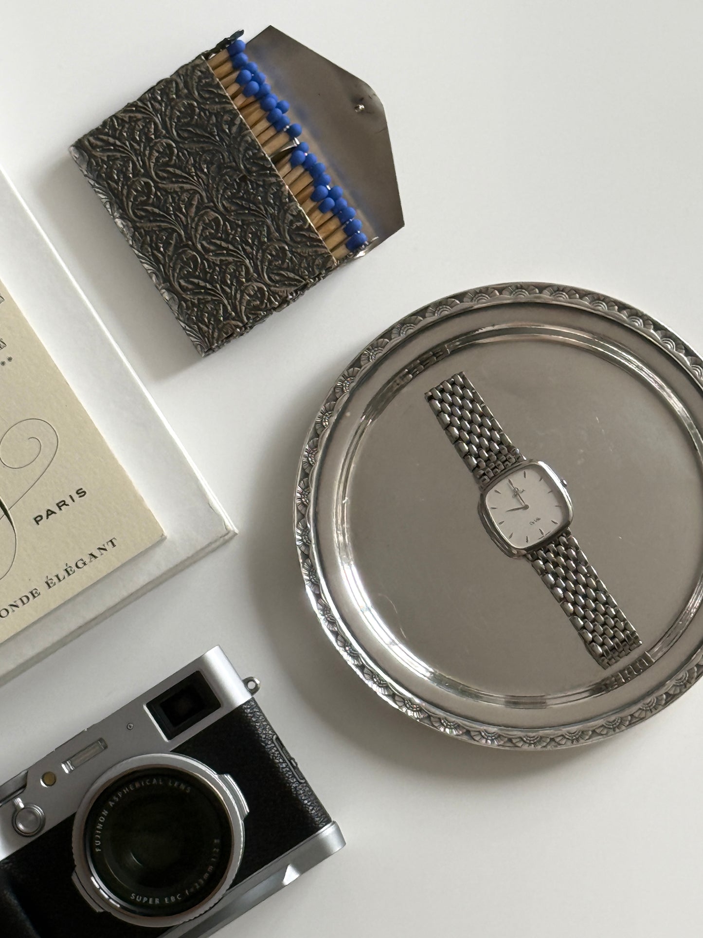 Small Ornate Silver Plated Serving Tray