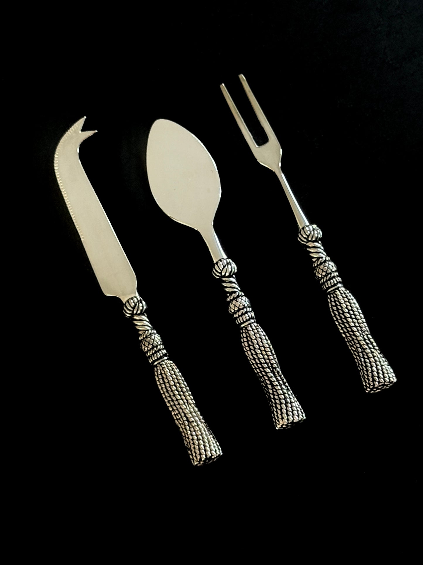1980s Silver Plated Hors d’Oeuvre Utensils (3 piece)