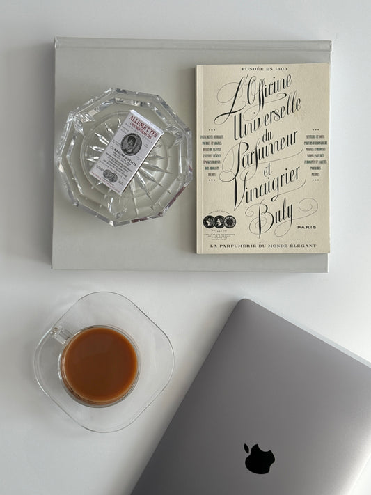 Crystal Octagonal Cigar Ashtray/ Vide Poche