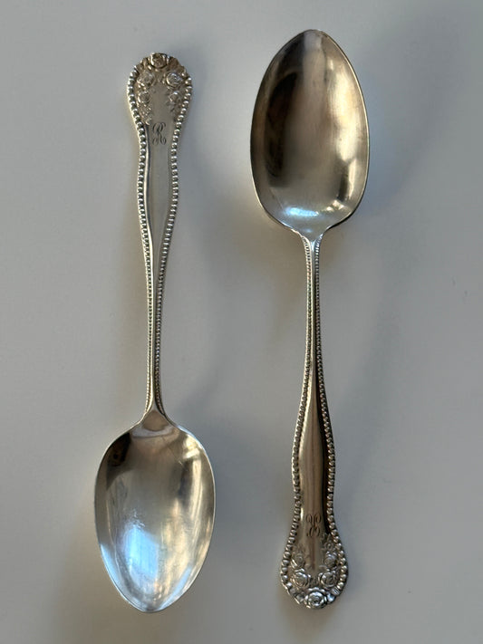 Monogram Birks Serving Spoon (set of 2)