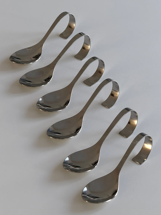 Stainless Steel Curvy Spoon (set of 6)