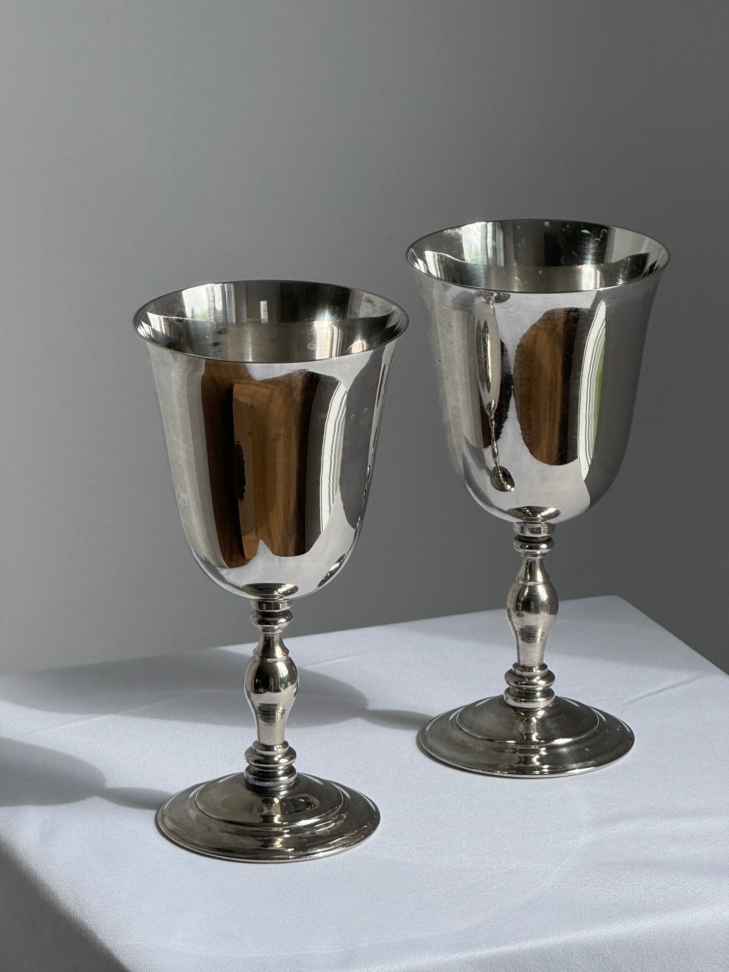 Silver Plated Spanish Goblet (set of 2)