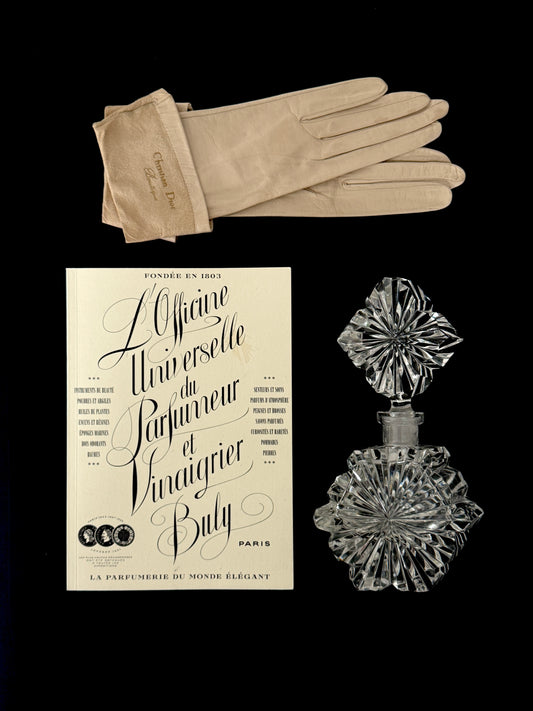 Art Deco Crystal Perfume Bottle