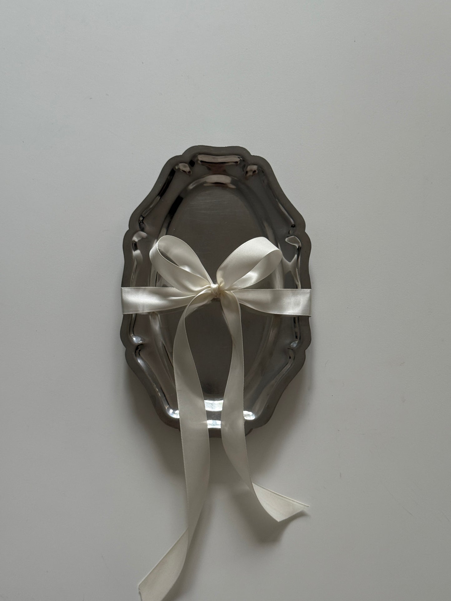 Adorned Steel Appetizer Plates (set of 6)
