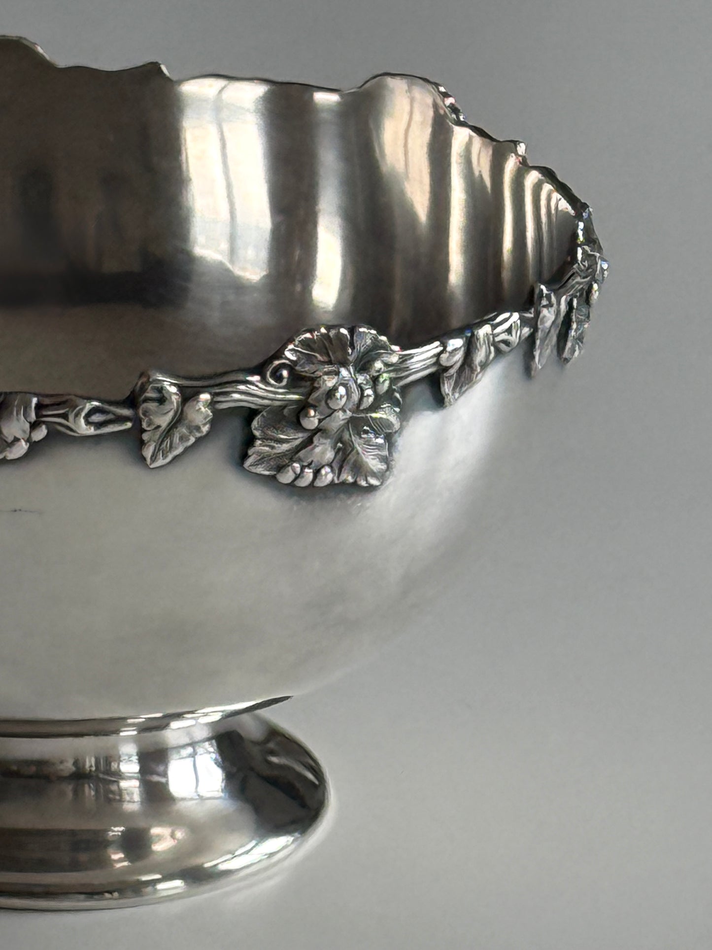 Silver Plated Flower Arrangement Bowl