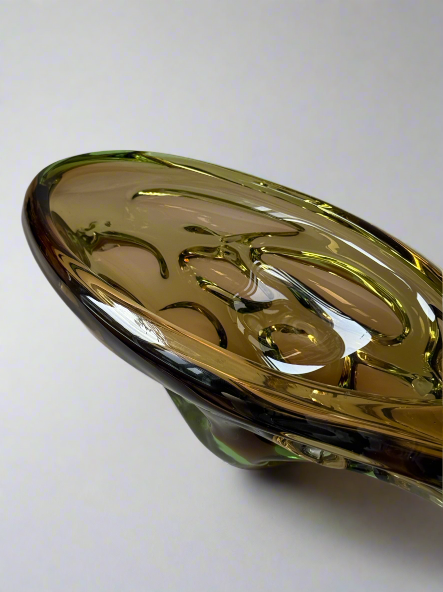 1960s Sommerso Art Glass Bowl