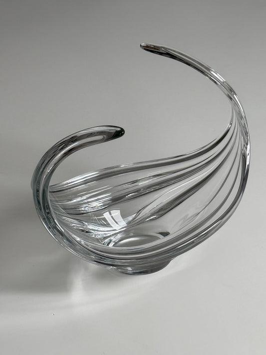 1960s Vannes-le-Châtel Glass Sculptural Centerpiece - France