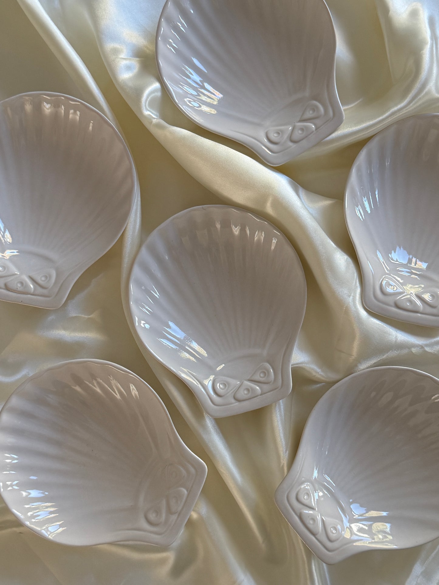 Ceramic Shell Plates (set of 6)