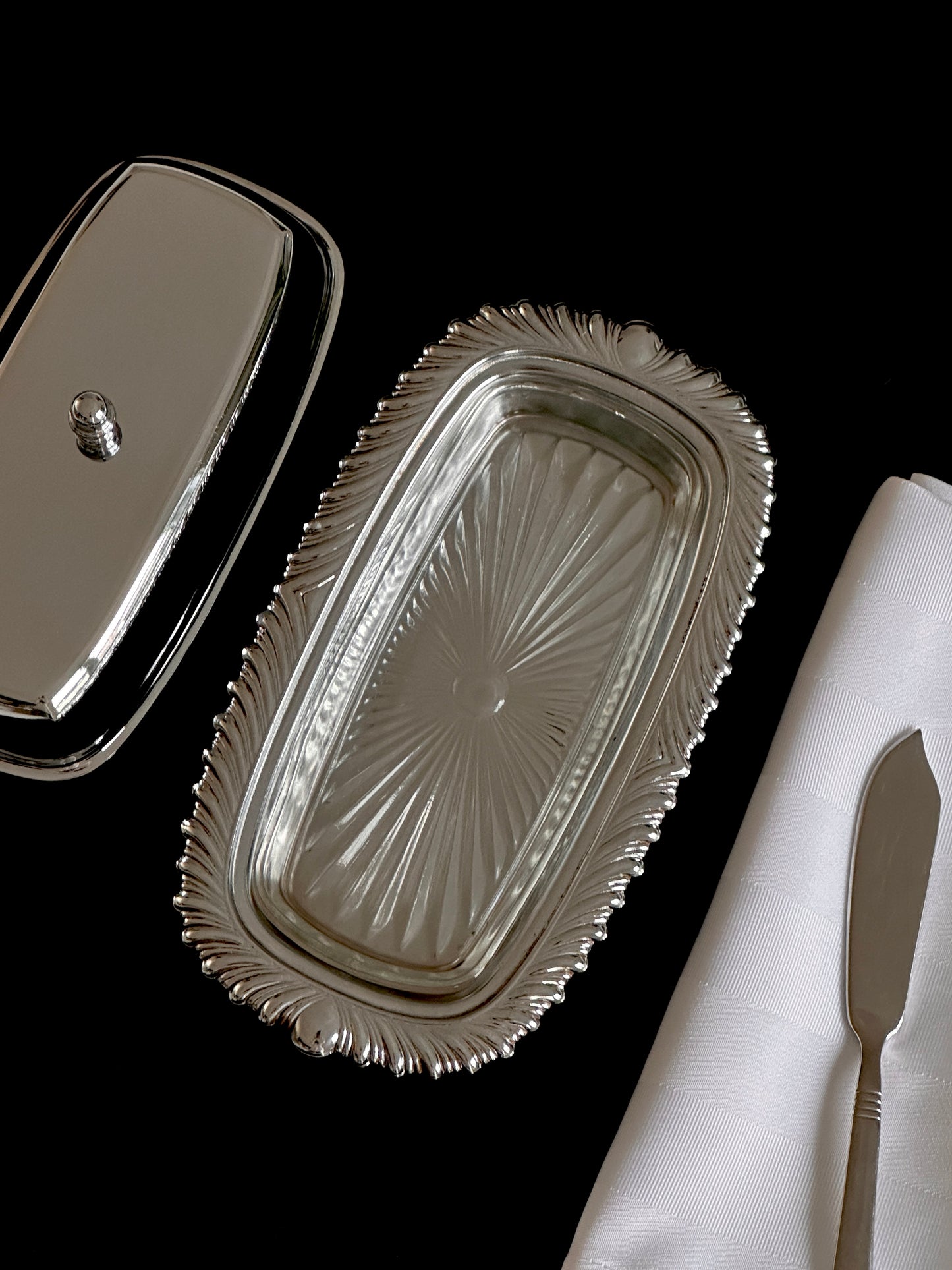 Chrome Butter Dish