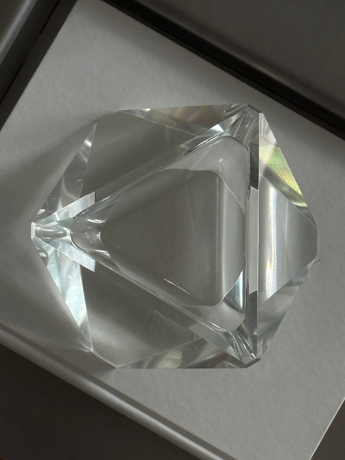 Geometric Crystal Ashtray 1960s