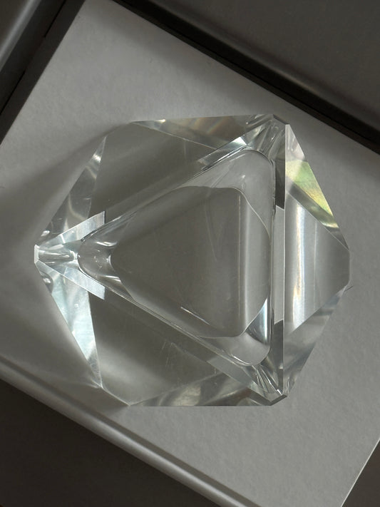 Geometric Crystal Ashtray 1960s