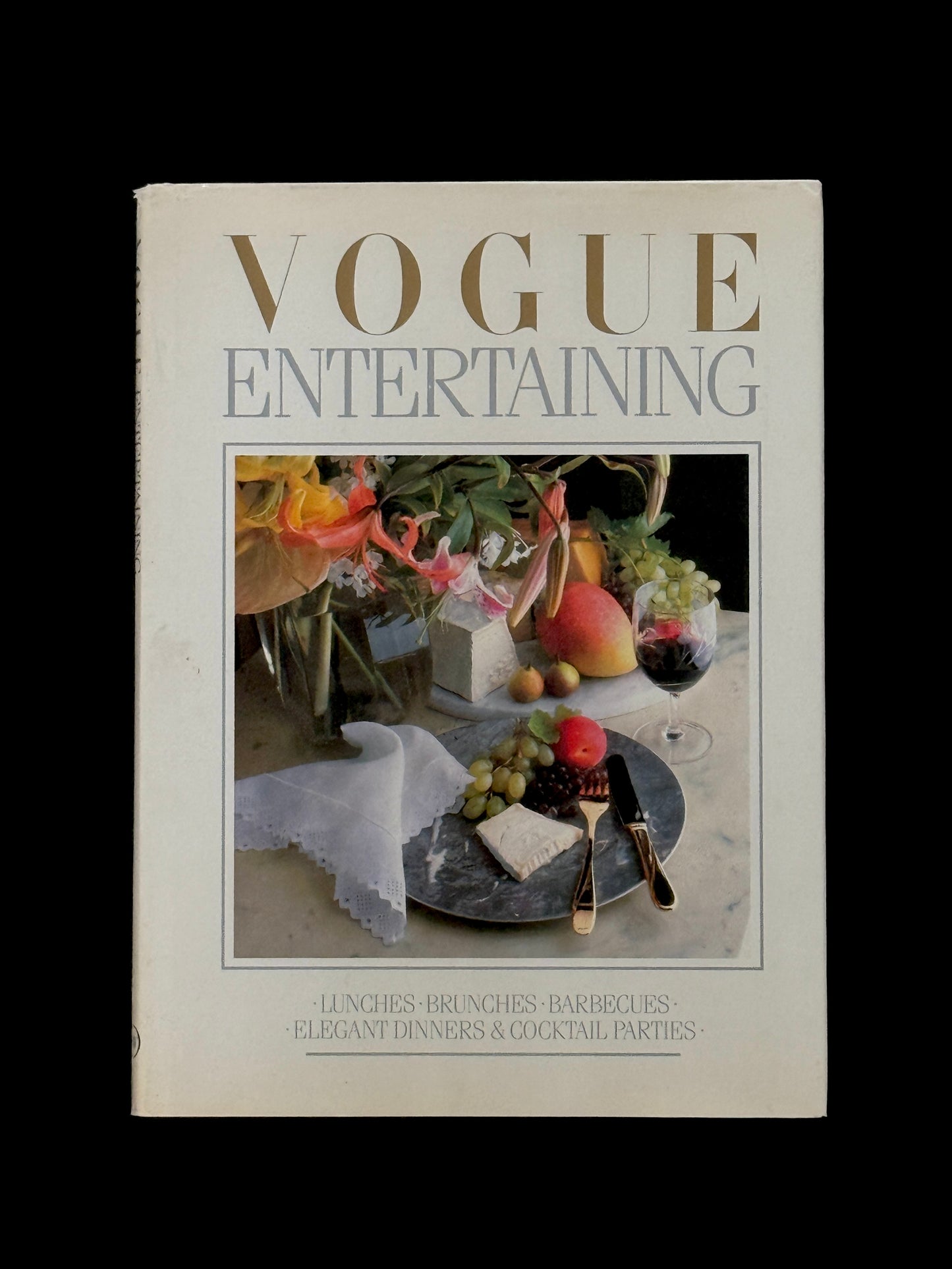 Vogue Entertaining Hardcover Book, 1986