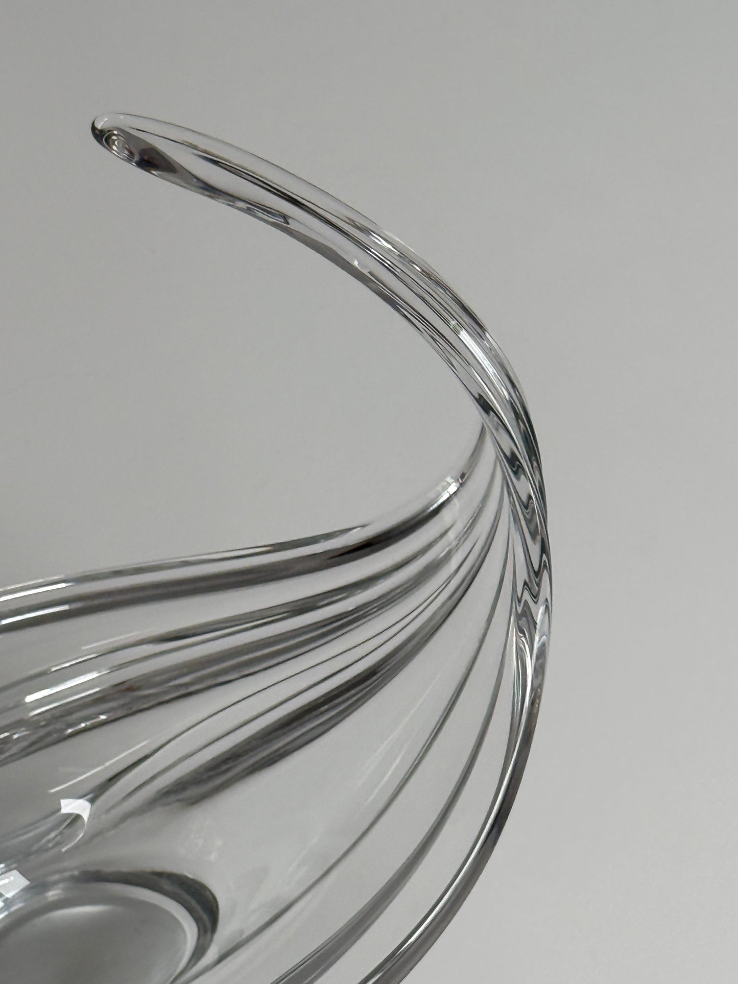 1960s Vannes-le-Châtel Glass Sculptural Centerpiece - France