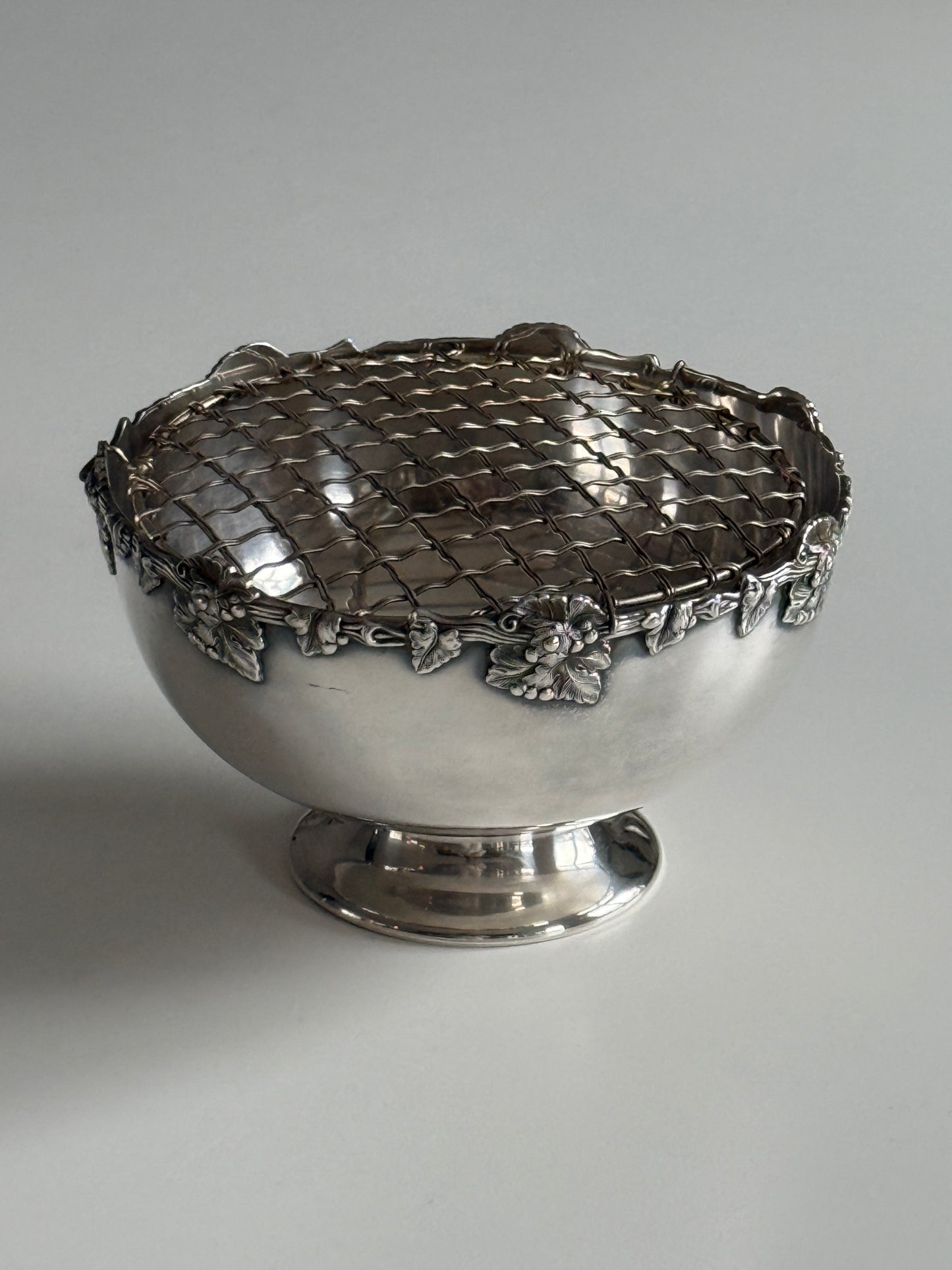 Silver Plated Flower Arrangement Bowl