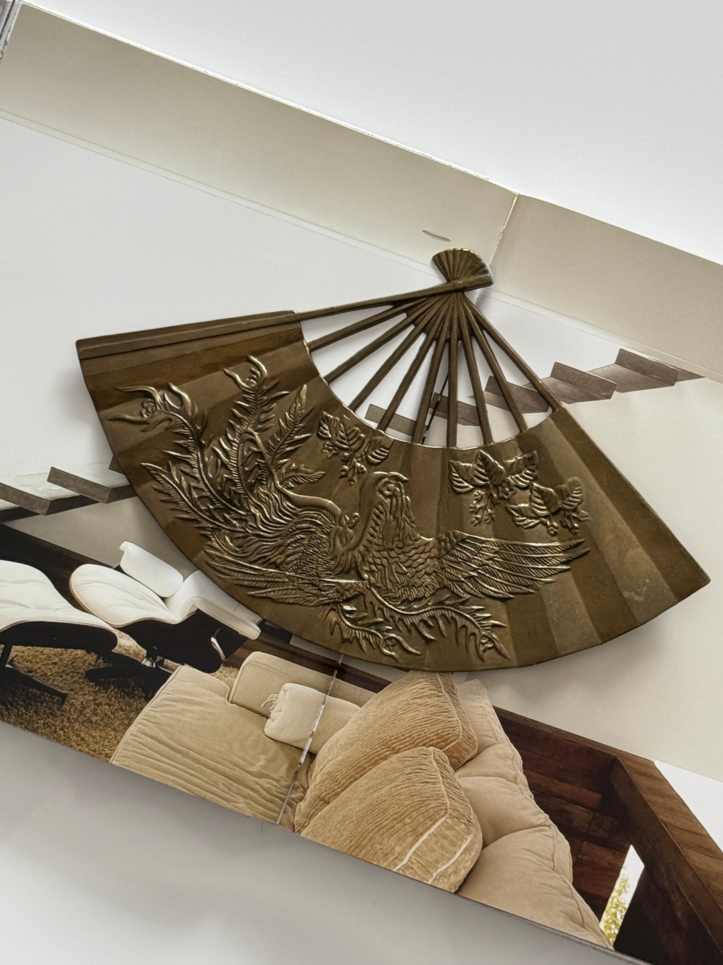 Vintage Solid Brass Fan