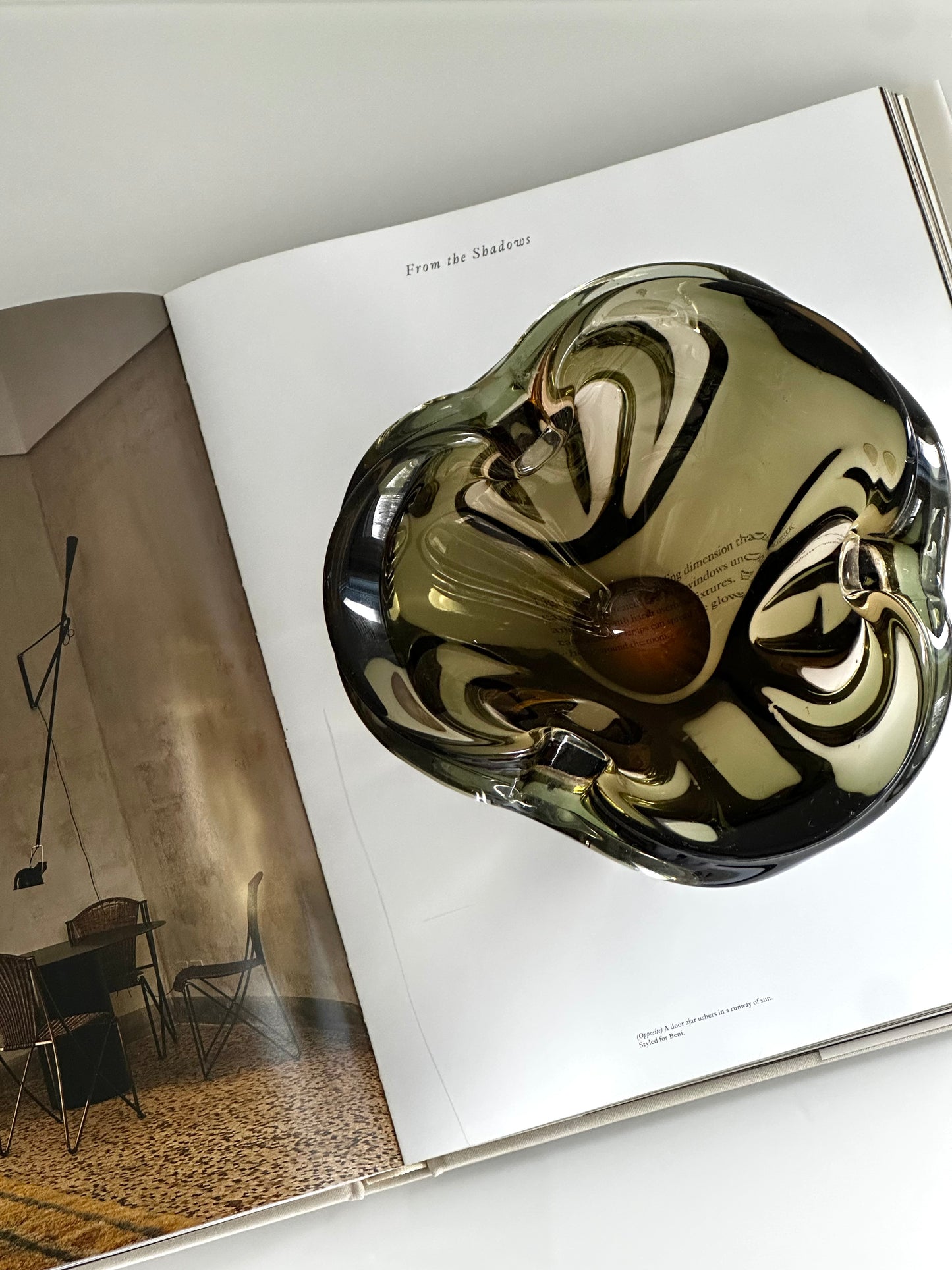 Mid Century Murano Glass Ashtray, Vide-Poche