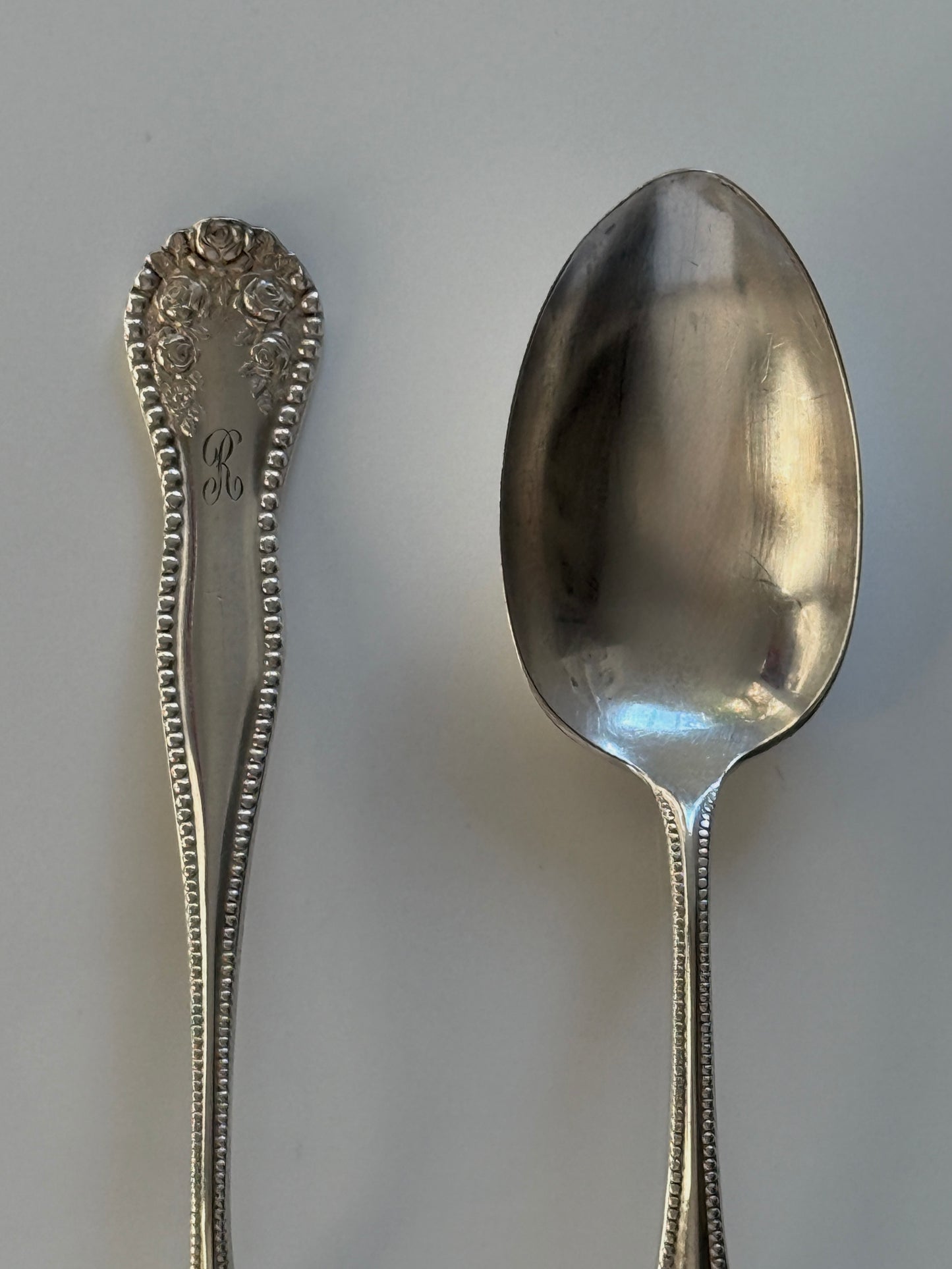 Monogram Birks Serving Spoon (set of 2)
