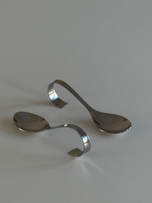 Stainless Steel Curvy Spoon (set of 5)