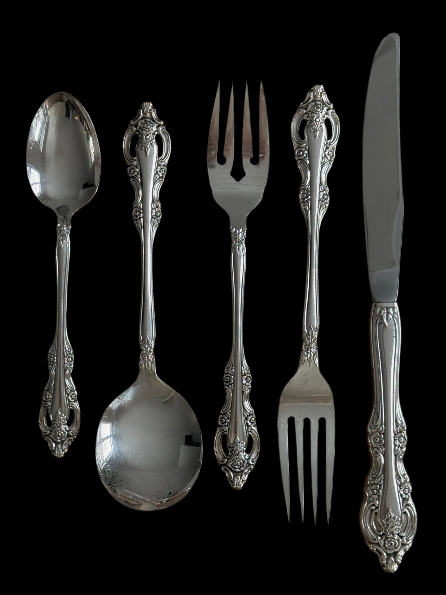 Community Silver Plated Flatware Set for 12 Service 64 pieces