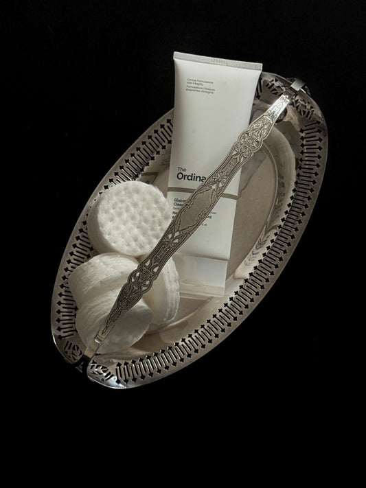 BIRKS Silver Plate Oval Serving Basket