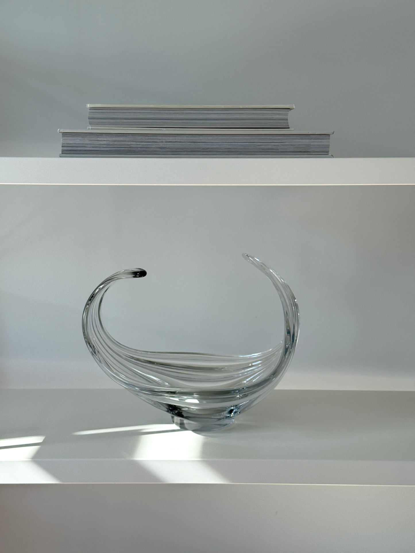 1960s Vannes-le-Châtel Glass Sculptural Centerpiece - France