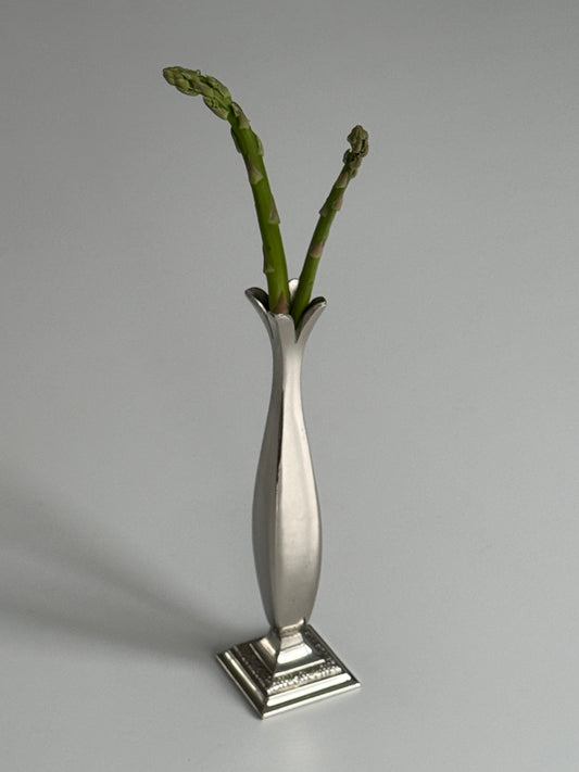 Art Decor Silver Plate Bud Vase