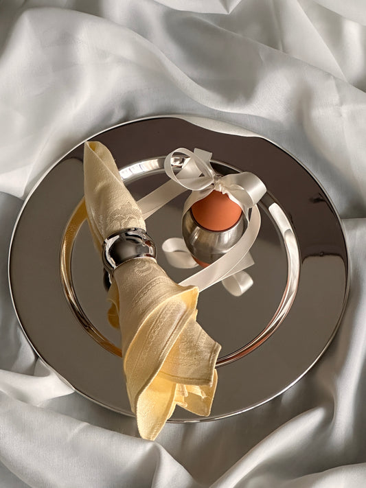 Silver Plated Serving Plates (set of 8)