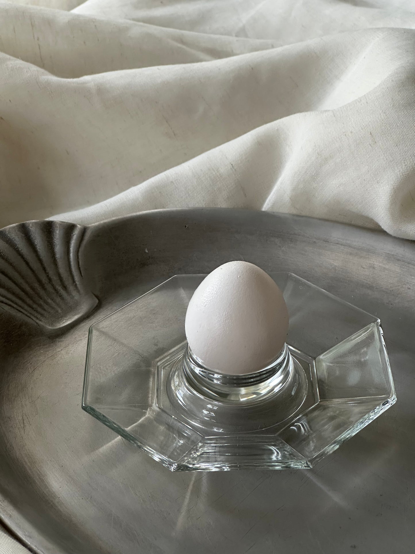 Vintage Octime Glass Egg Cups by Arcoroc (Set of 4)