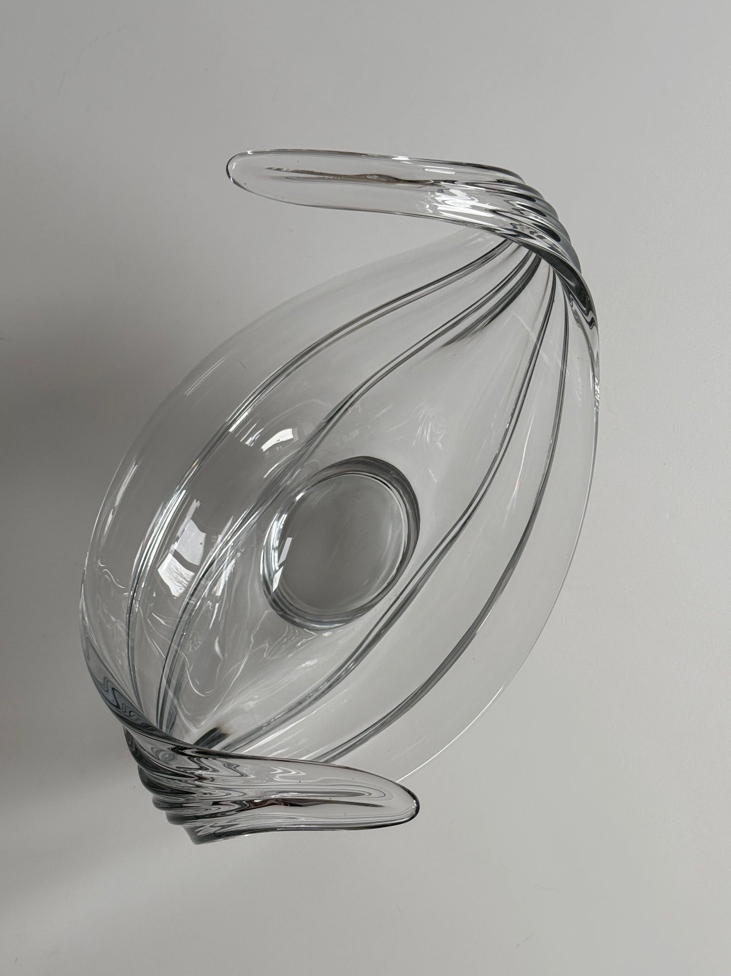 1960s Vannes-le-Châtel Glass Sculptural Centerpiece - France