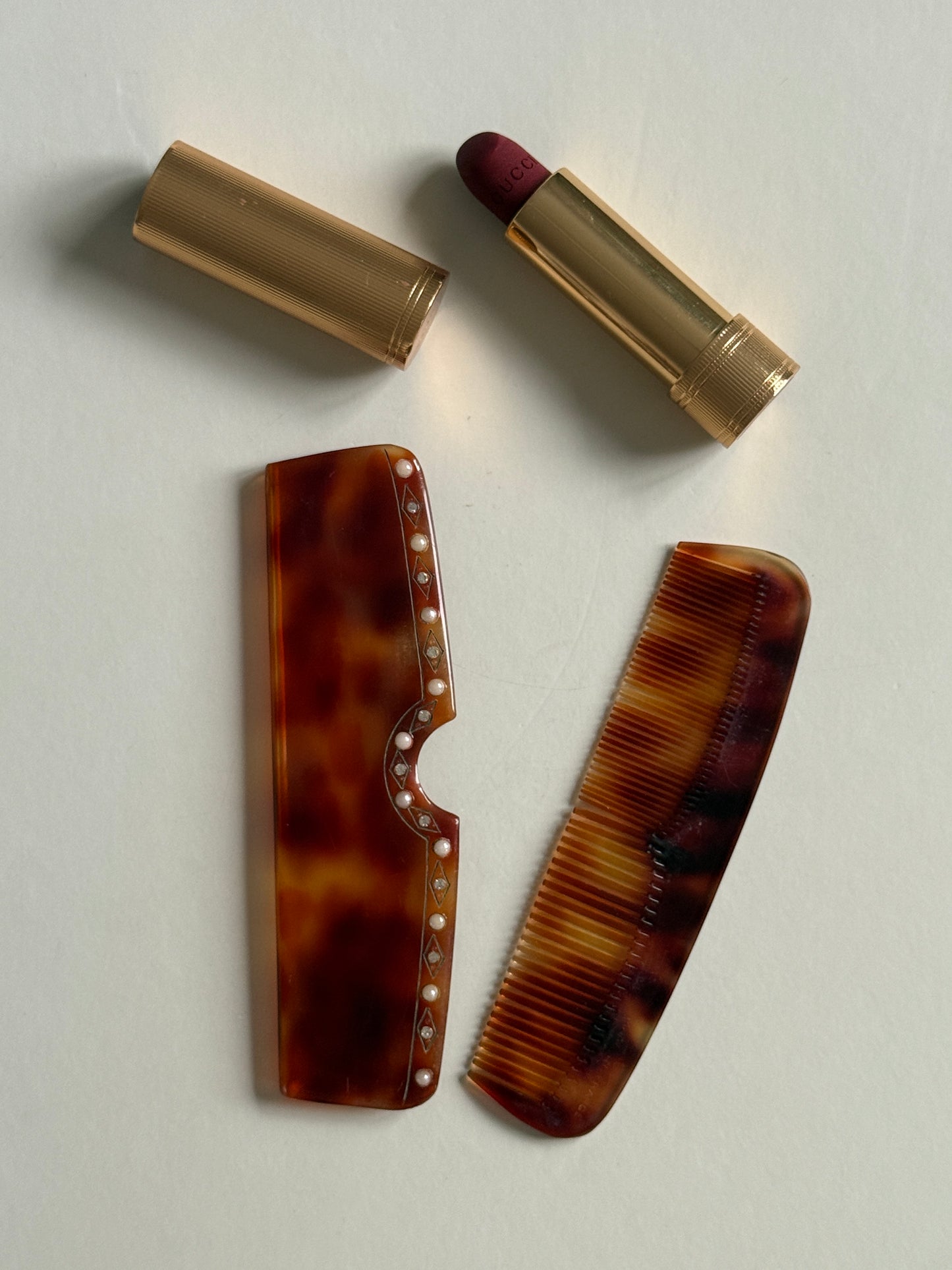 Embellished Vintage Comb 1950s - Made in France