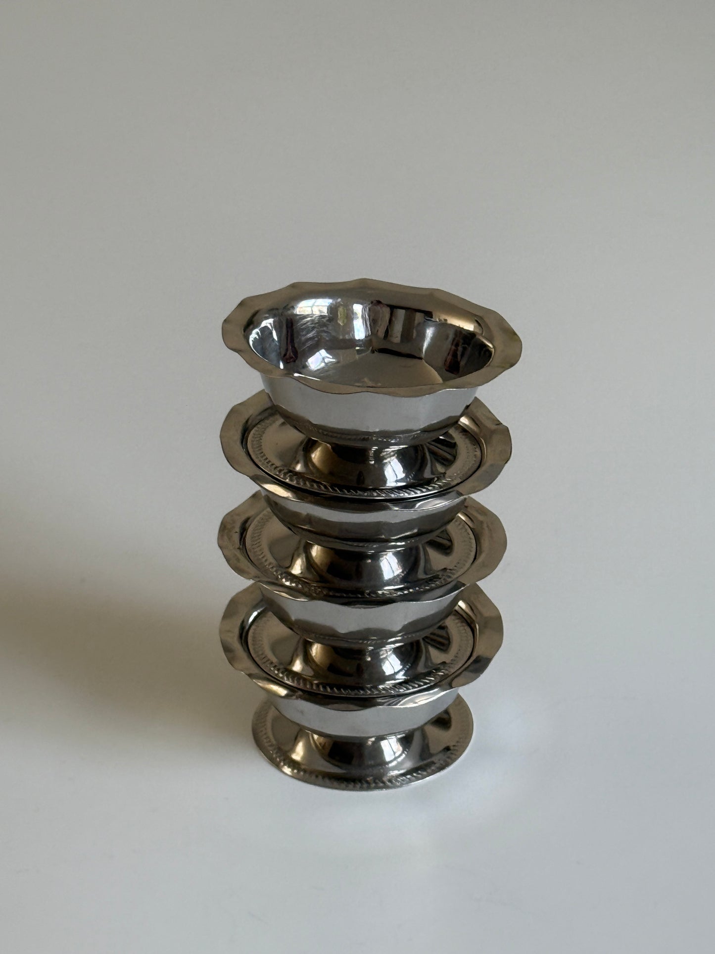 Small Stainless Steel Cups (set of 4)
