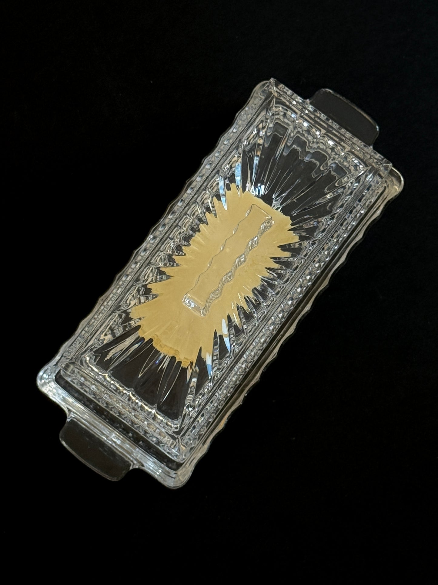 Crystal Set - Butter Dish & Ice Bucket