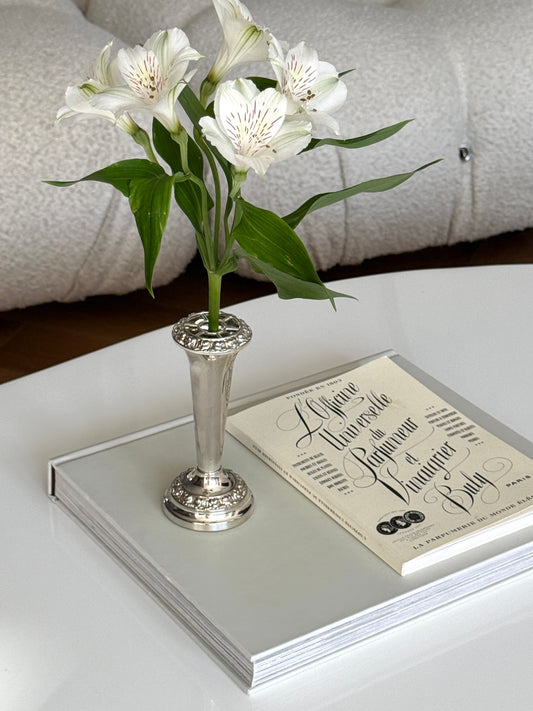 Silver Plated Bud Vase - England 1960s