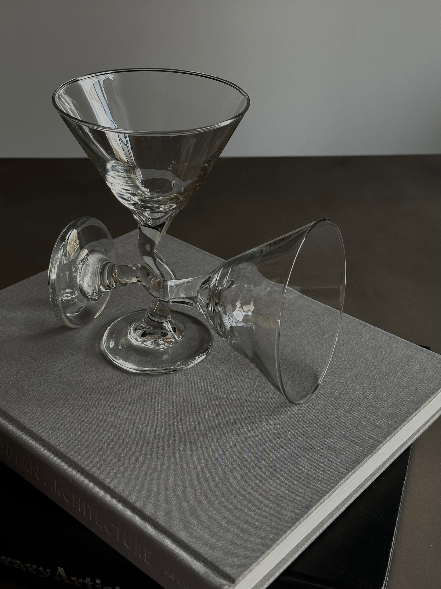 Squiggle Martini Glasses (set of 4)
